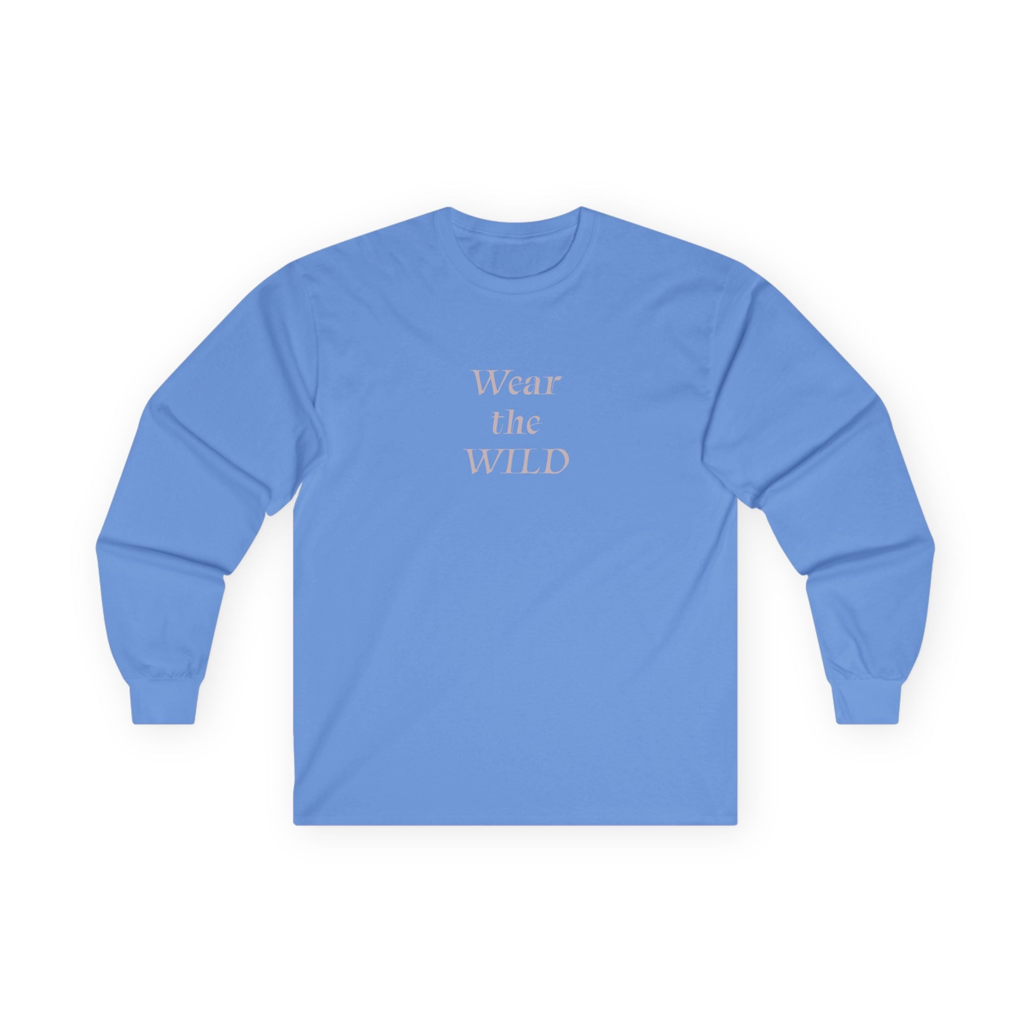 Wear the Wild Long Sleeve Tee — Mountain Photo Back Print