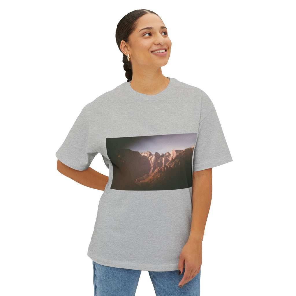 Sunset Mountain Valley photo tee | Landscape T-Shirt