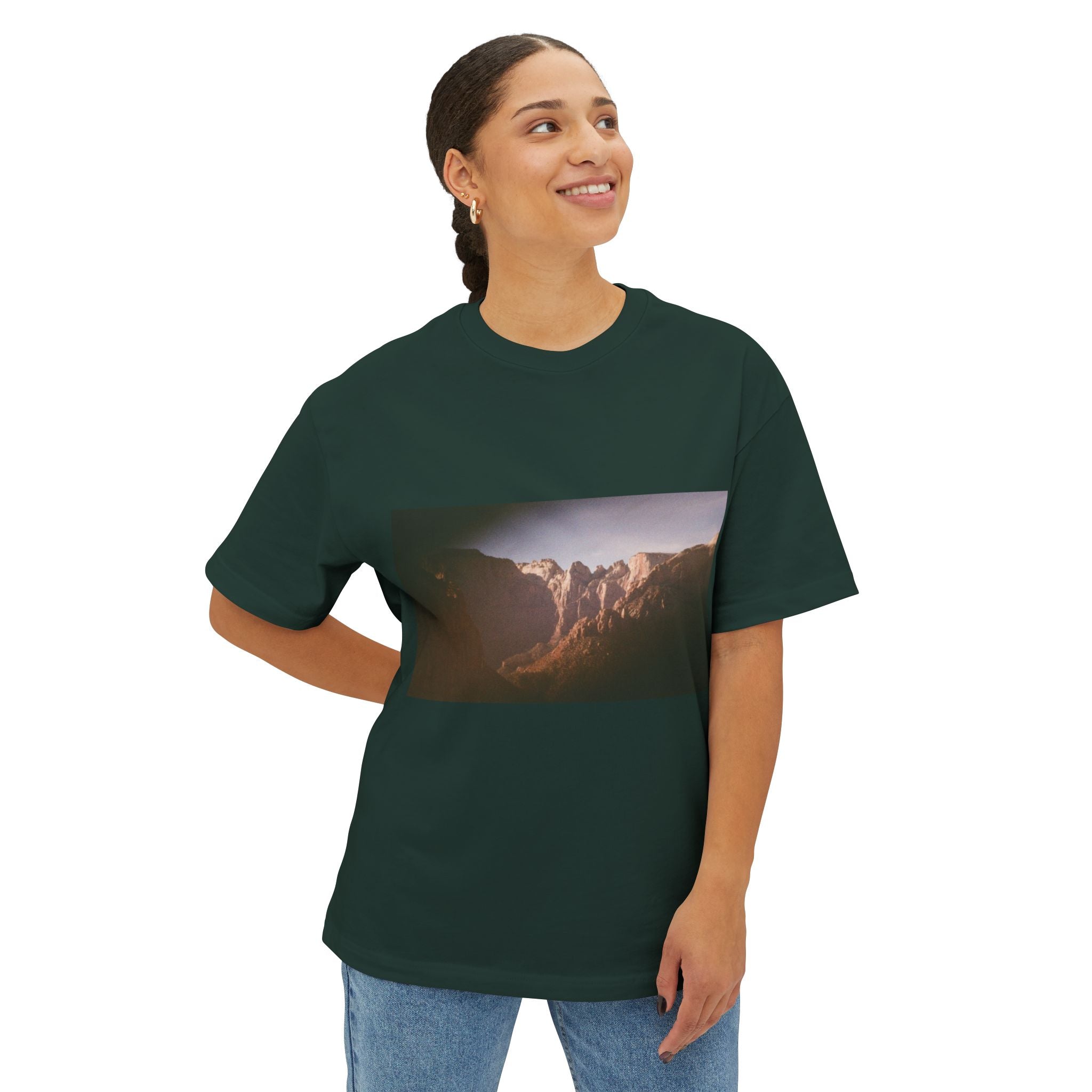 Sunset Mountain Valley photo tee | Landscape T-Shirt