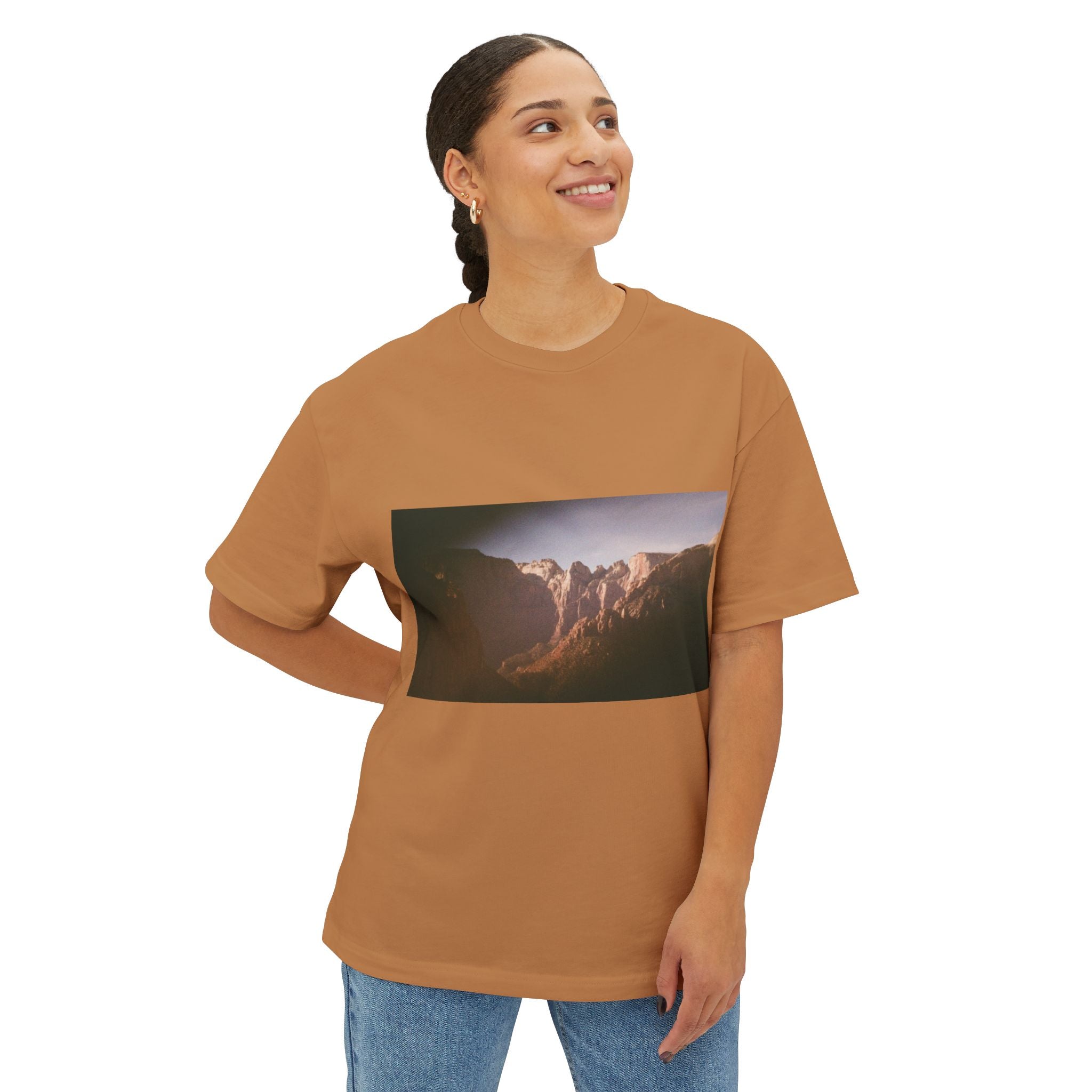Sunset Mountain Valley photo tee | Landscape T-Shirt