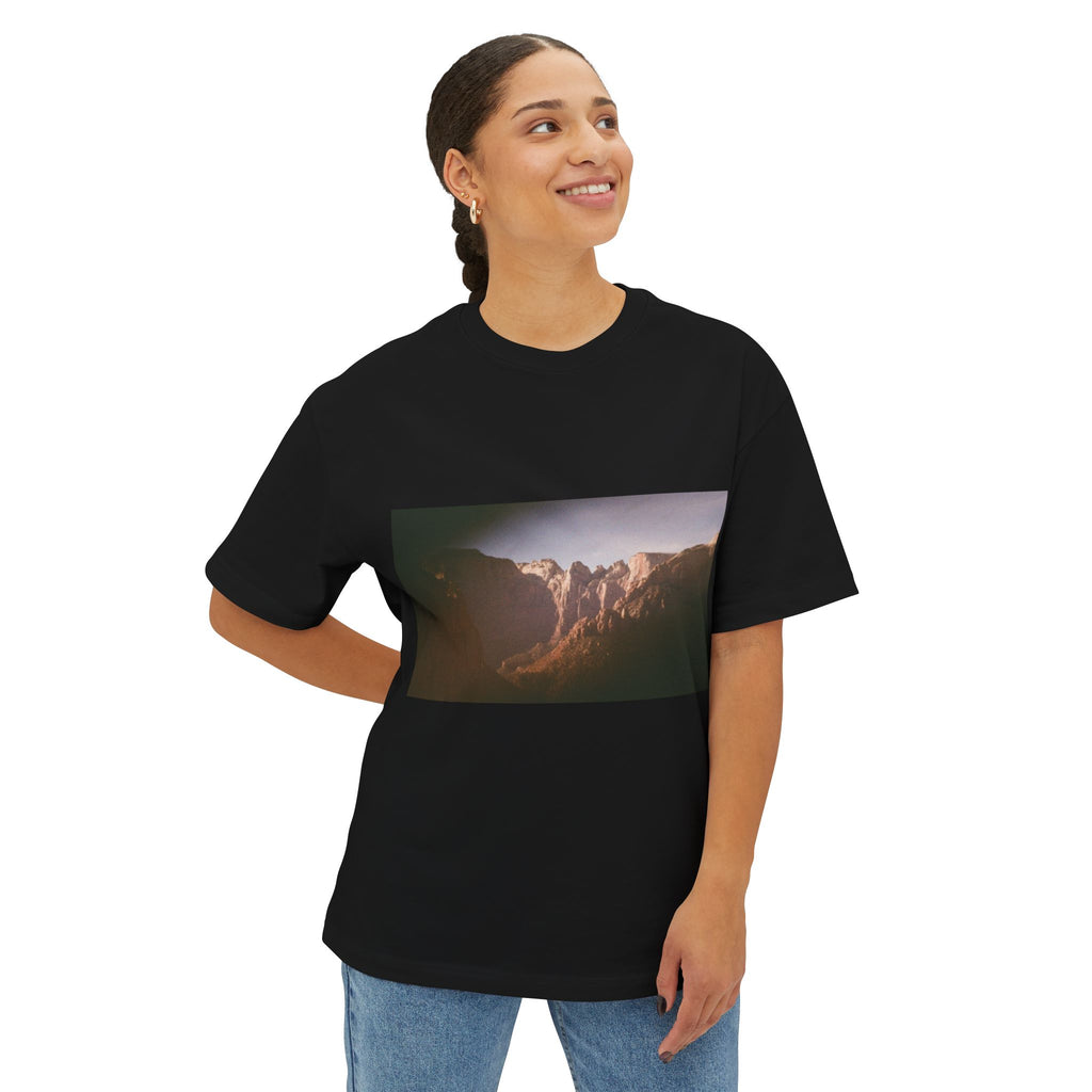 Sunset Mountain Valley photo tee | Landscape T-Shirt