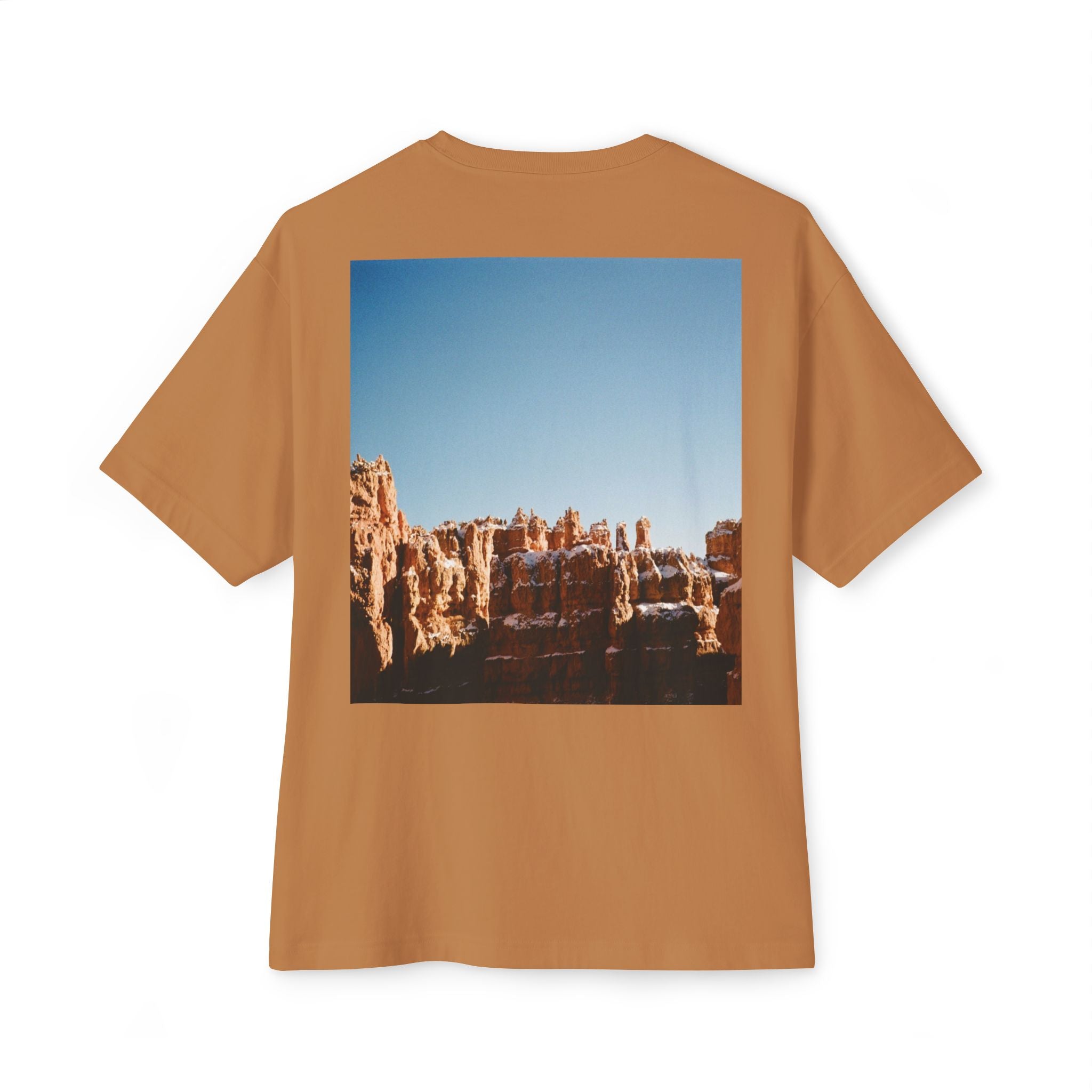 Bryce Canyon Photo Tee — Desert Landscape Oversized Boxy T‑Shirt