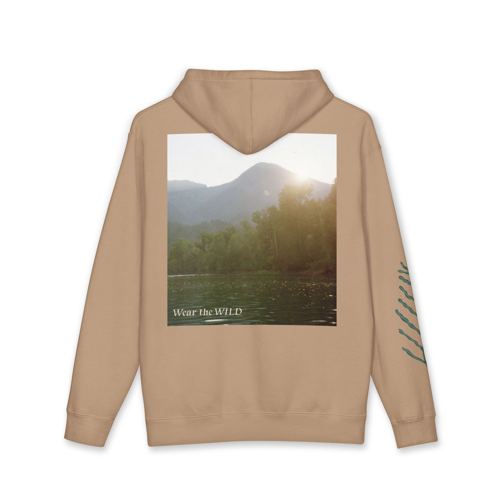 Hoodie — 'Wear the Wild' Scenic Mountain & Lake Photo Hoodie
