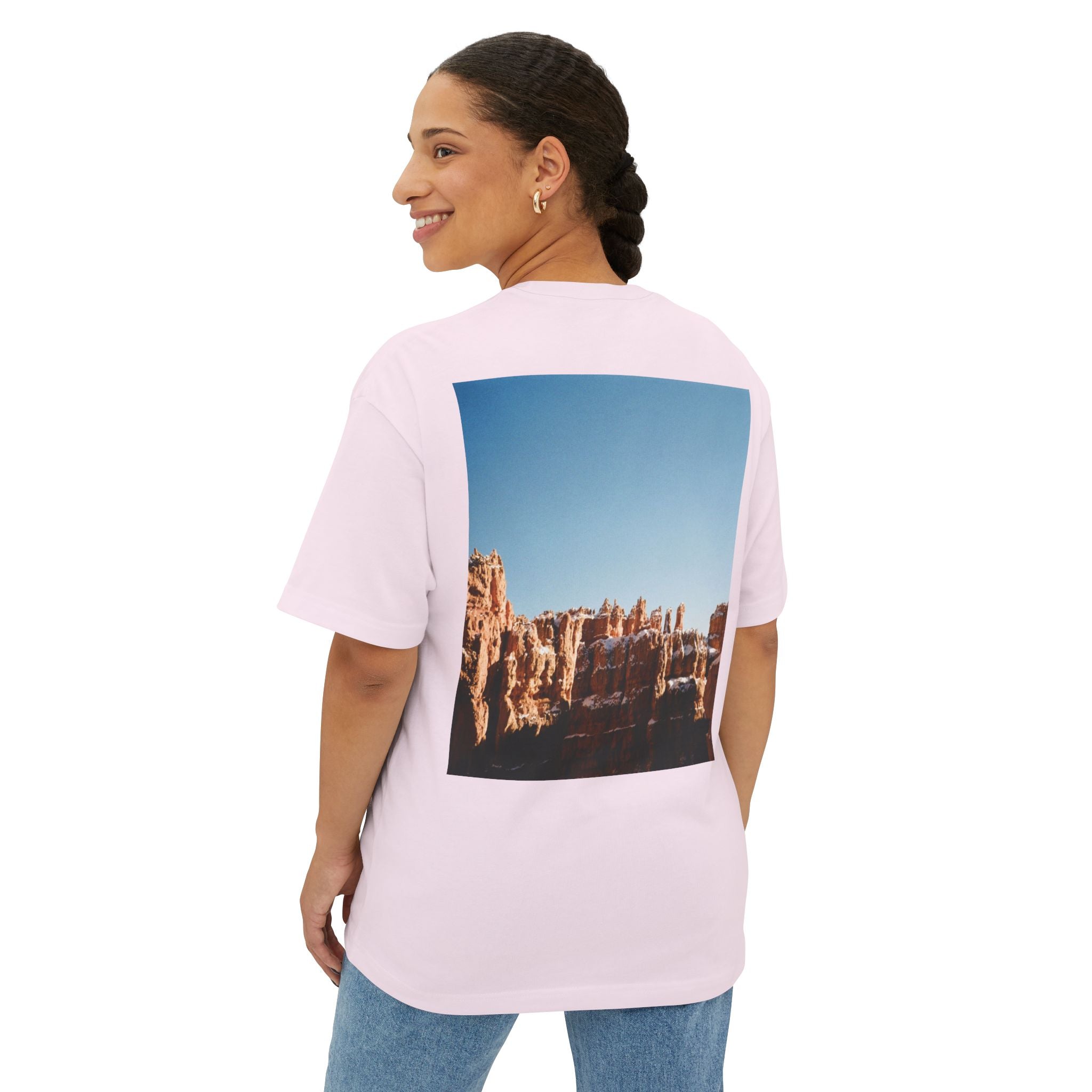 Bryce Canyon Photo Tee — Desert Landscape Oversized Boxy T‑Shirt
