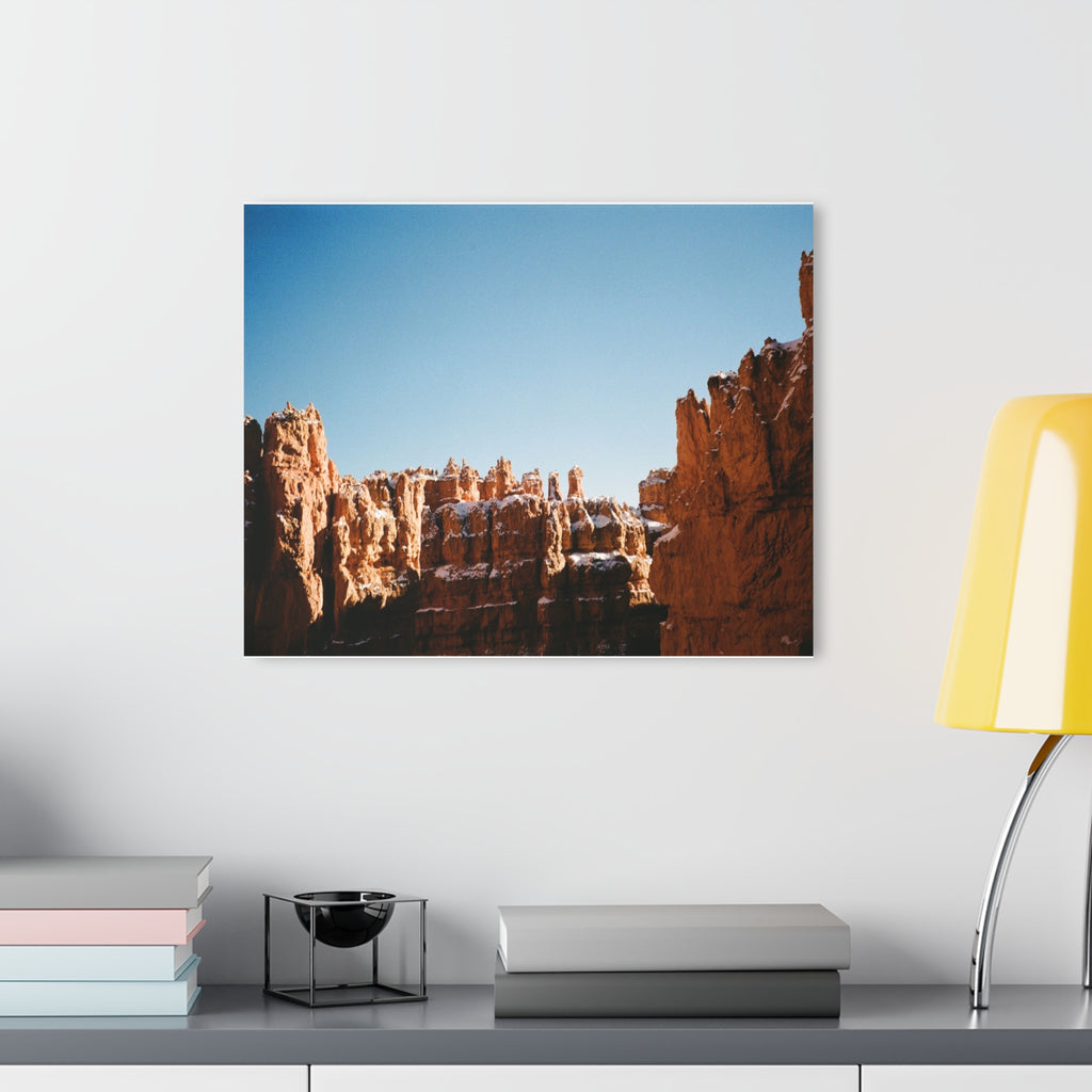 Bryce Canyon Sunset Acrylic Print — Scenic Desert Wall Art (French Cleat Hanging)