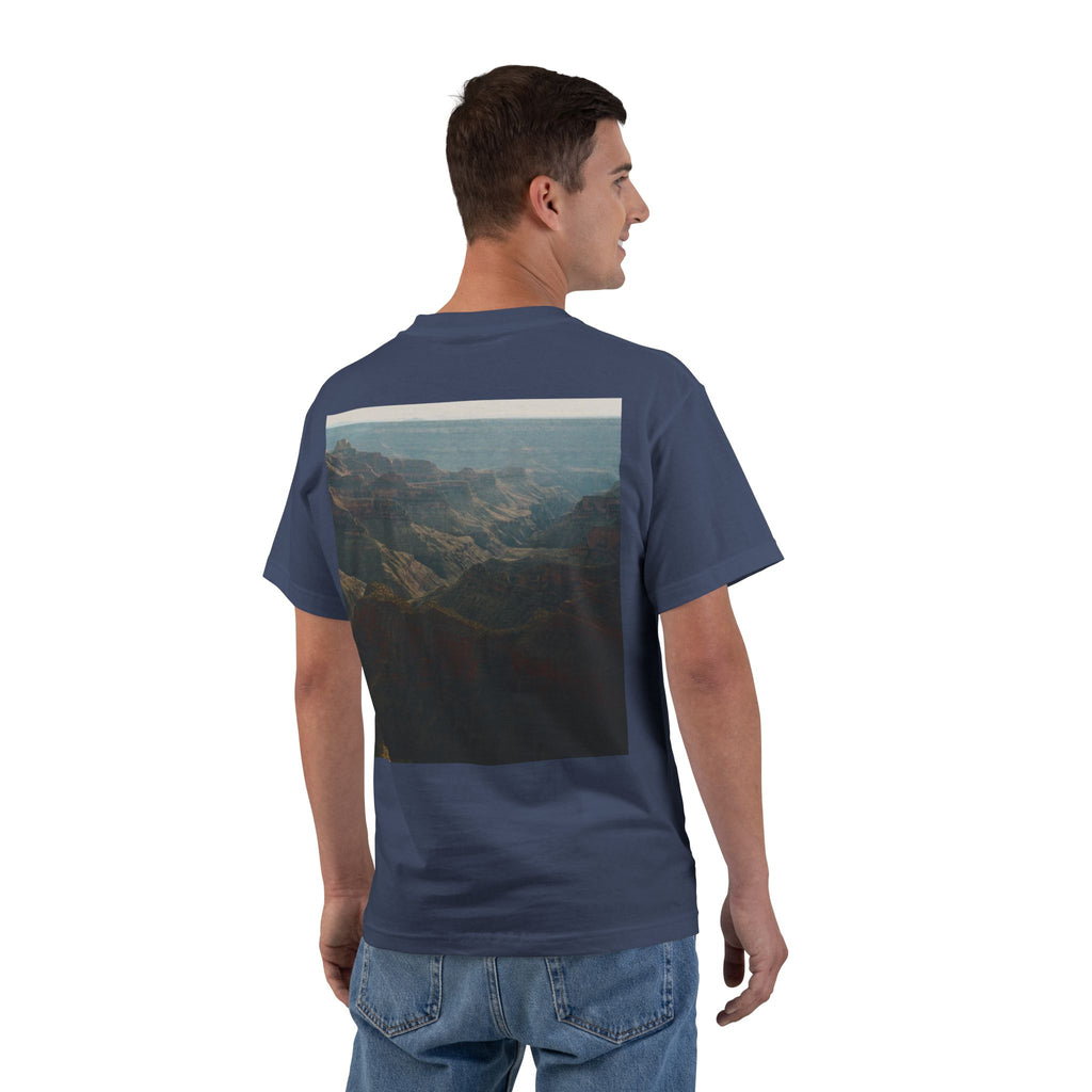 Scenic Canyon Photo T-Shirt — 'Keep Your Head Up' Back Print