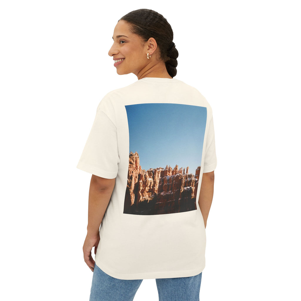 Bryce Canyon Photo Tee — Desert Landscape Oversized Boxy T‑Shirt