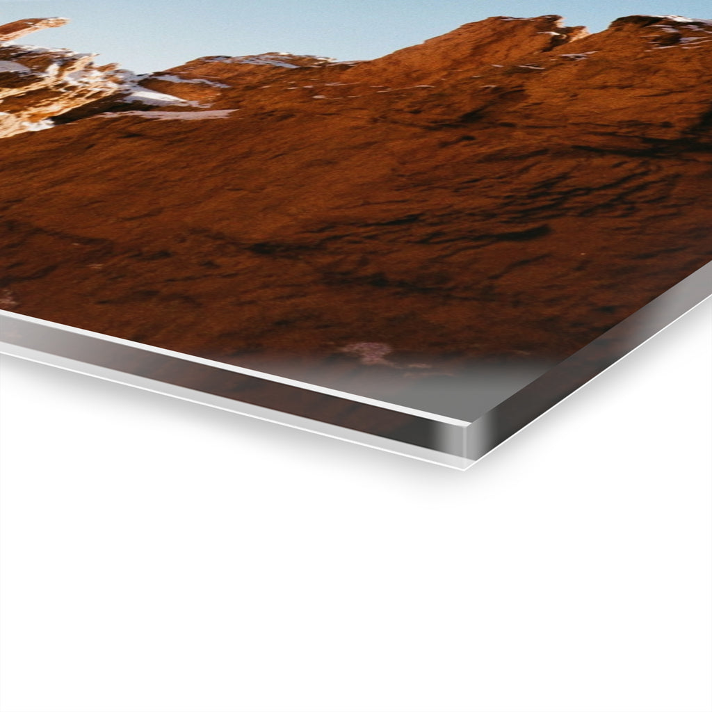 Bryce Canyon Sunset Acrylic Print — Scenic Desert Wall Art (French Cleat Hanging)