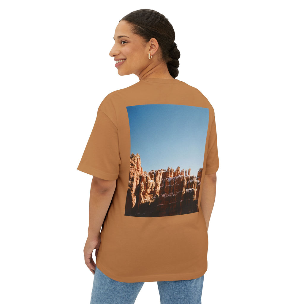 Bryce Canyon Photo Tee — Desert Landscape Oversized Boxy T‑Shirt