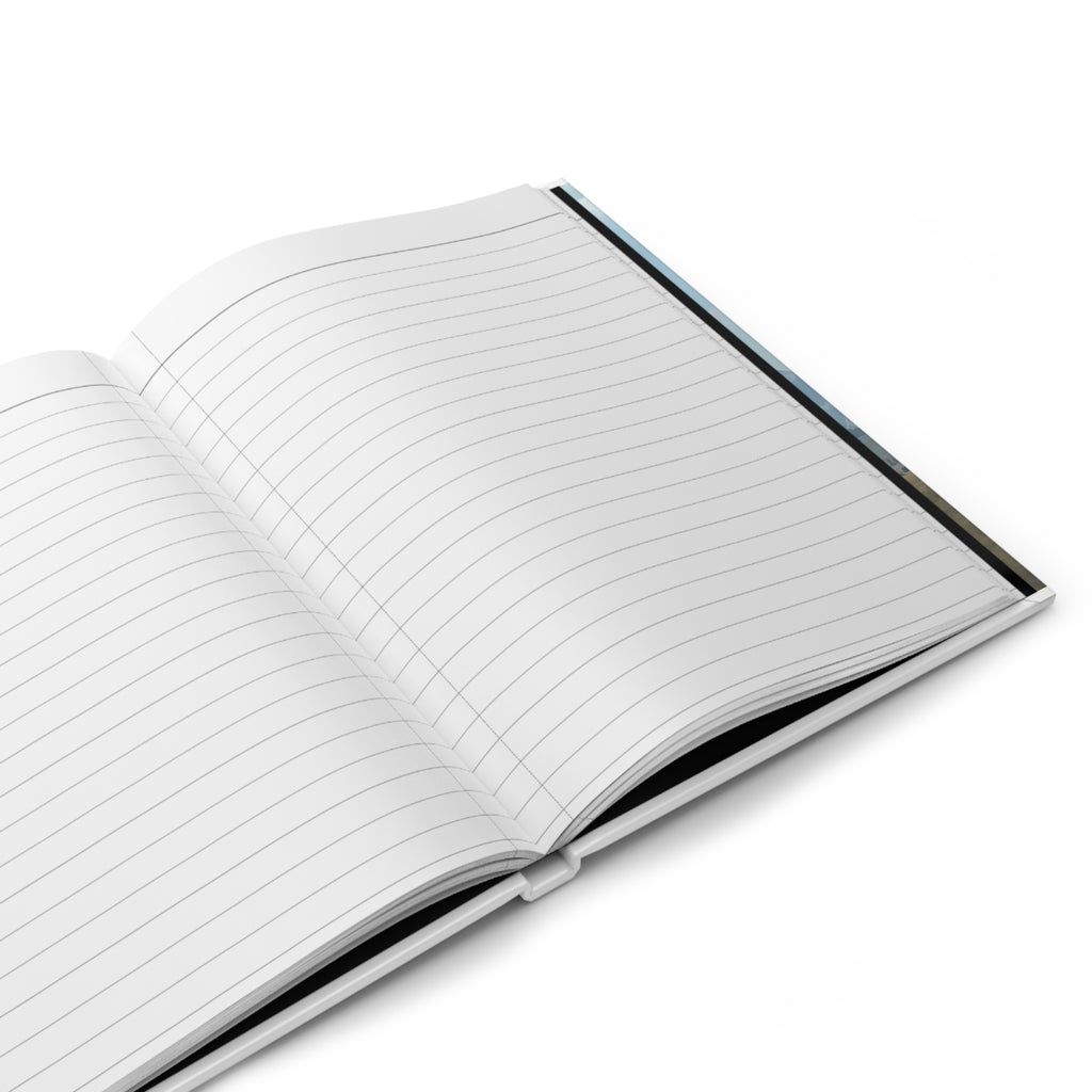 Landscape Mountains Journal — Serene Meadow & Pine Hardcover Notebook