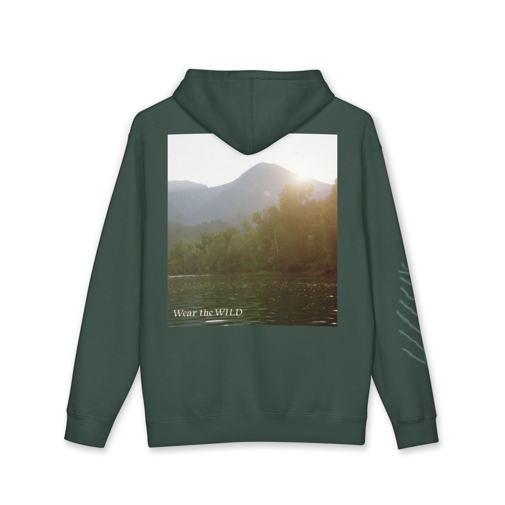 Hoodie — 'Wear the Wild' Scenic Mountain & Lake Photo Hoodie