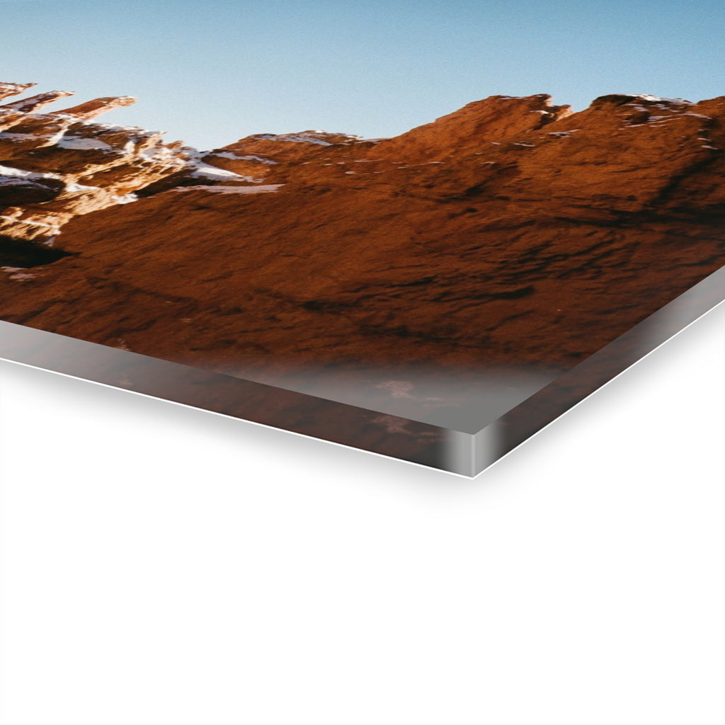 Bryce Canyon Sunset Acrylic Print — Scenic Desert Wall Art (French Cleat Hanging)