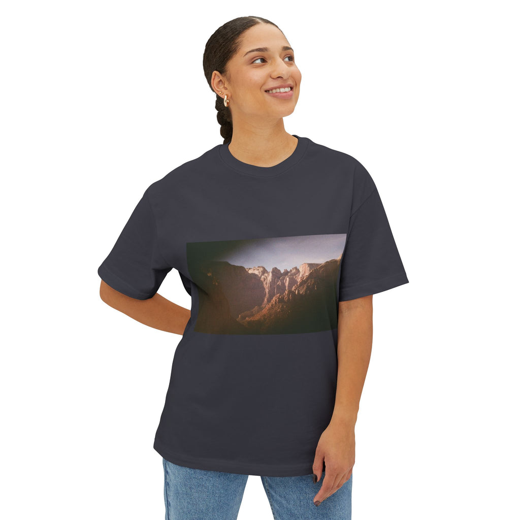 Sunset Mountain Valley photo tee | Landscape T-Shirt