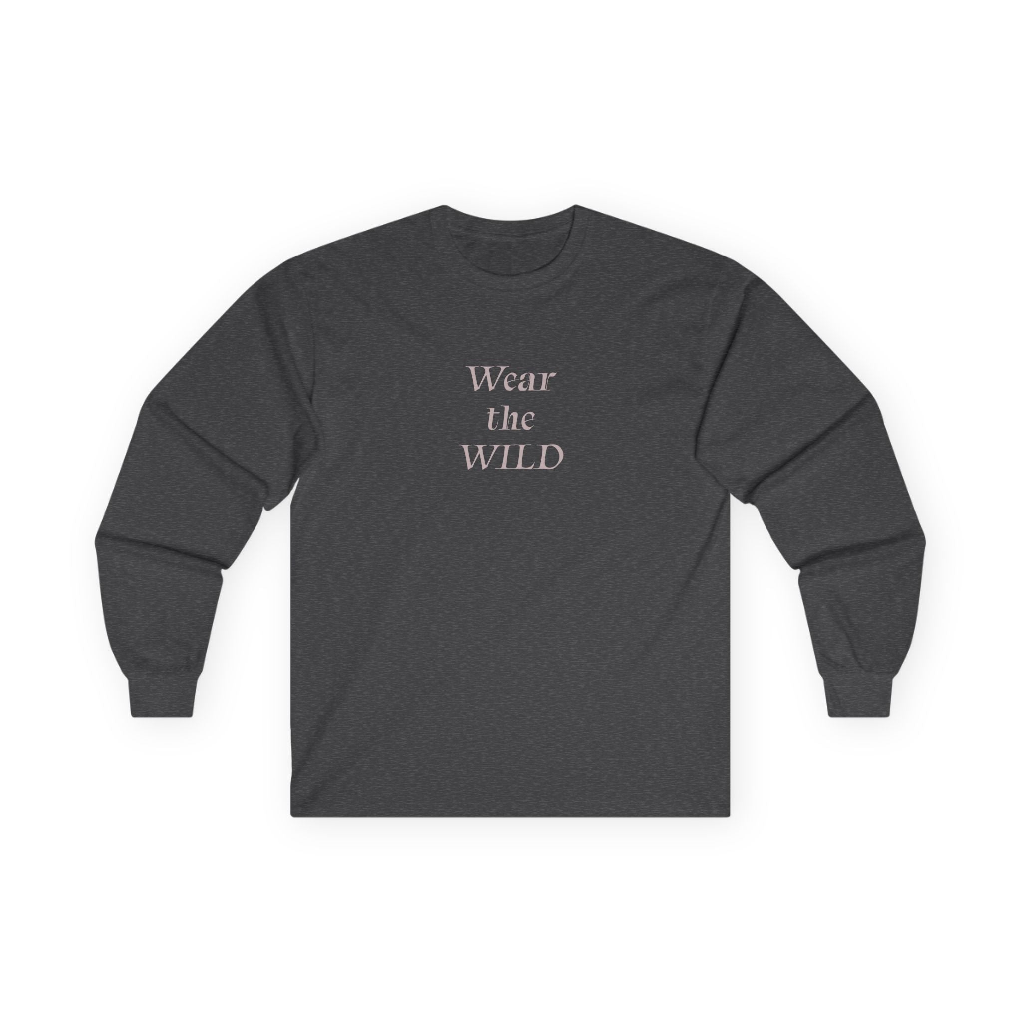 Wear the Wild Long Sleeve Tee — Mountain Photo Back Print
