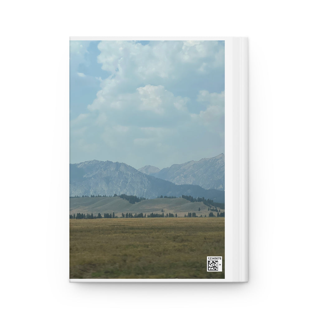 Landscape Mountains Journal — Serene Meadow & Pine Hardcover Notebook
