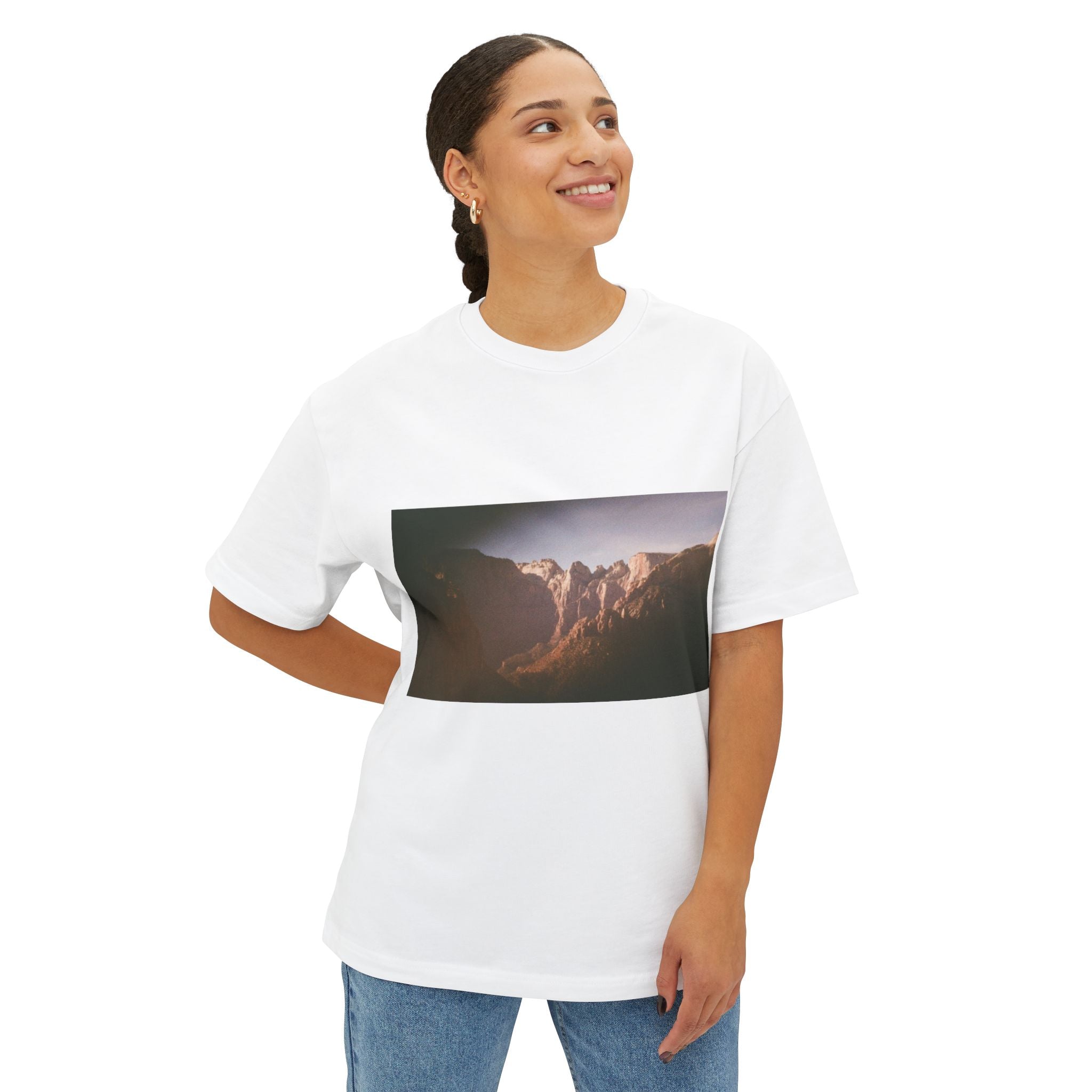 Sunset Mountain Valley photo tee | Landscape T-Shirt