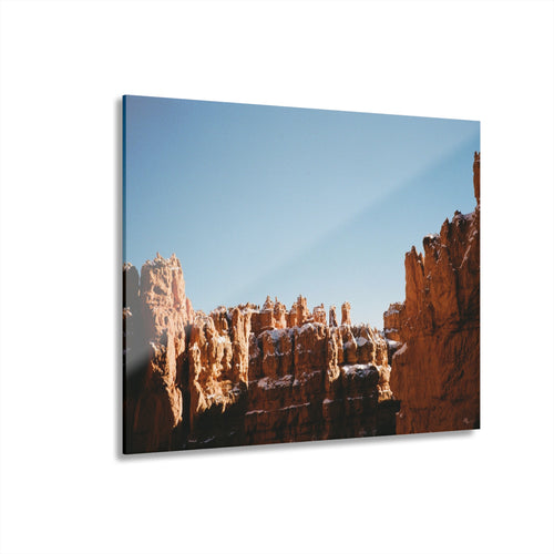 Bryce Canyon Sunset Acrylic Print — Scenic Desert Wall Art (French Cleat Hanging)