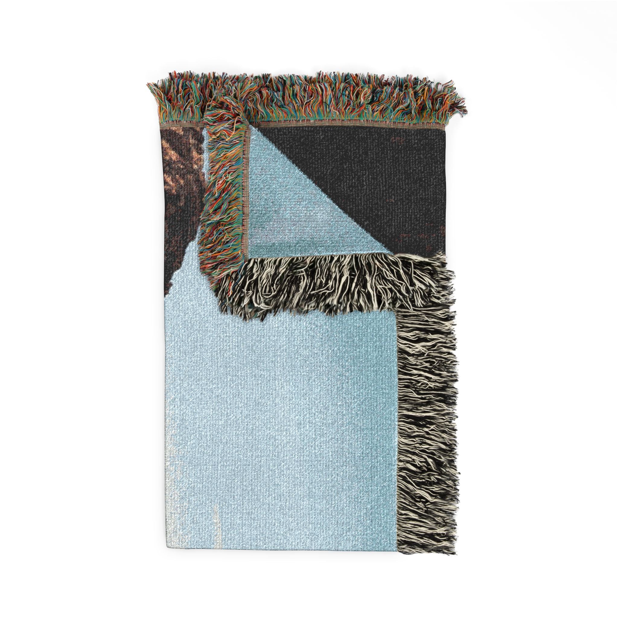 Zion Valley Scenic Woven Blanket — Cozy National Park Landscape Throw