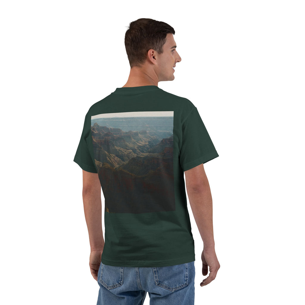 Scenic Canyon Photo T-Shirt — 'Keep Your Head Up' Back Print